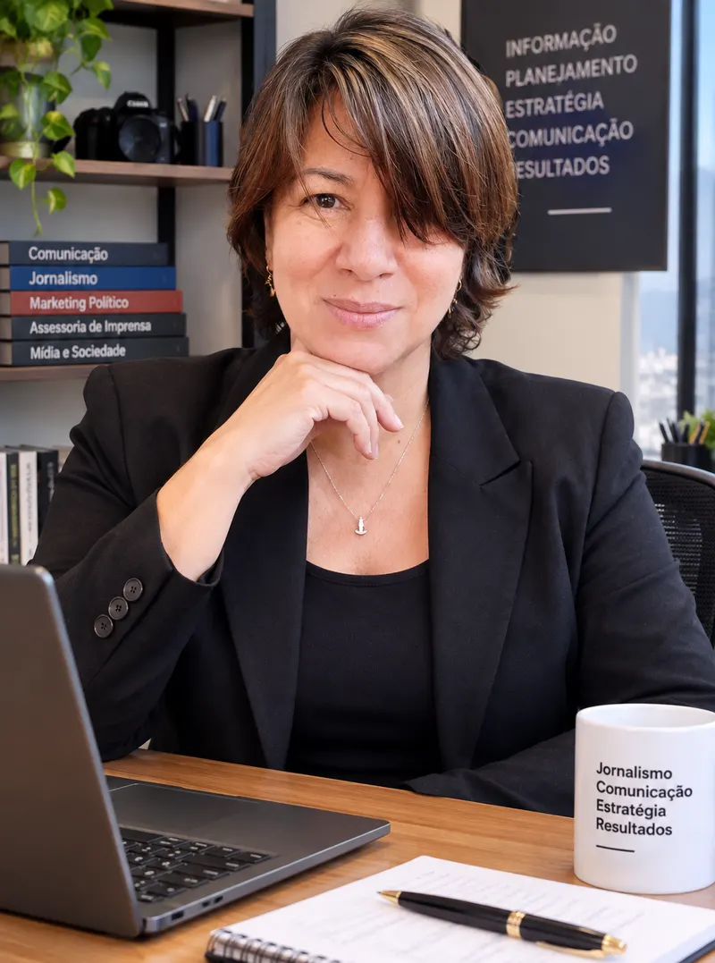 Célia Baroni, sócia-fundadora da Osti & Baroni Comunicação